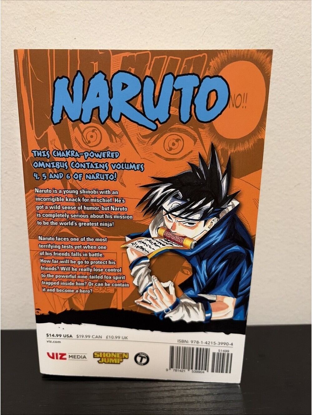 NARUTO (3-in-1 Edition) Vol #2 - Volumes 4-5-6 Paperback by Masashi Kishimoto